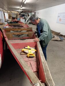 Início dos trabalhos para construção dos “novos” botes